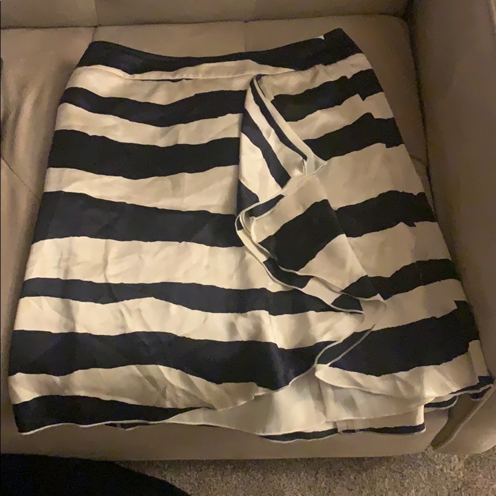 black and white skirt